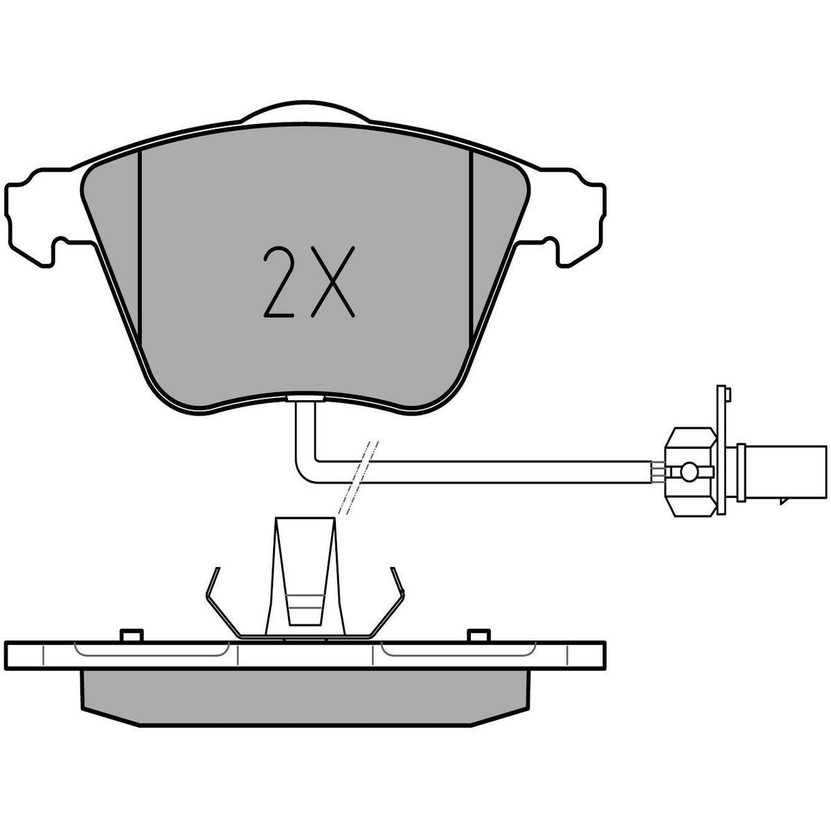 MEYLE Original Brake Pad Set Front 025 237 6220/W
