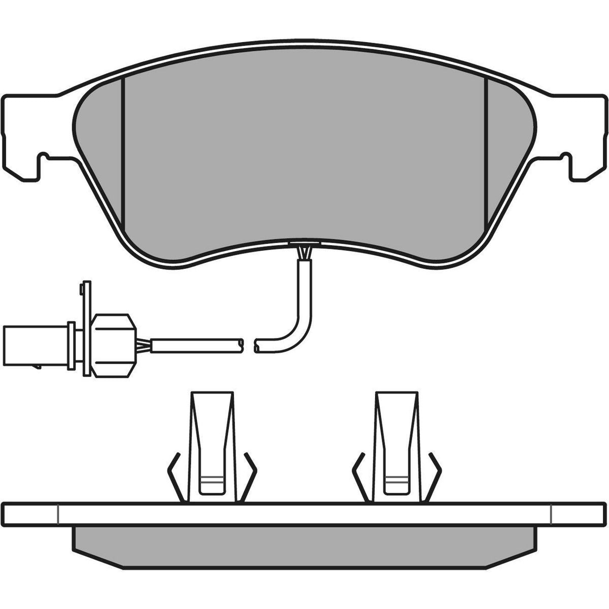 MEYLE Original Brake Pad Set Front 025 238 9620/W