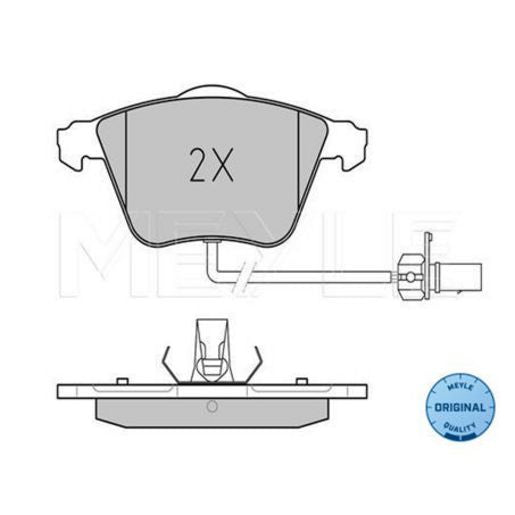 MEYLE Original Brake Pad Set Front 025 239 5020/W