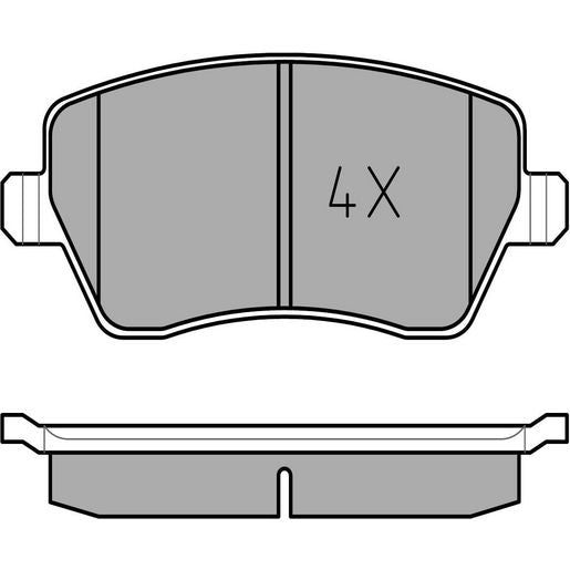 MEYLE Original Brake Pad Set Front 025 239 7317