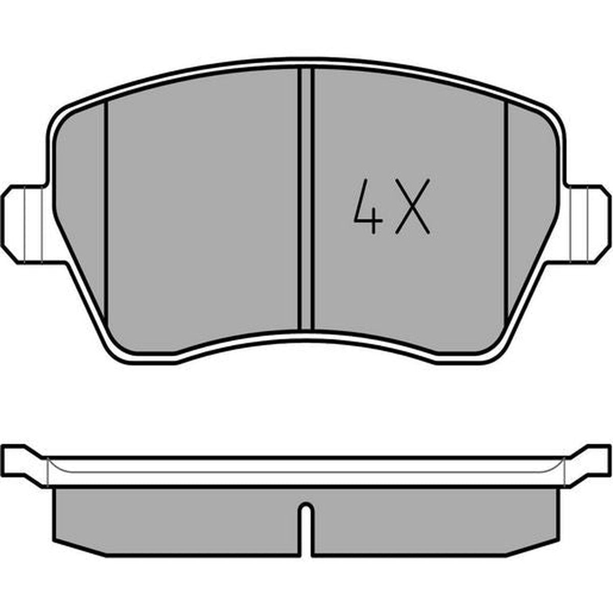 MEYLE Original Brake Pad Set Front 025 239 7317