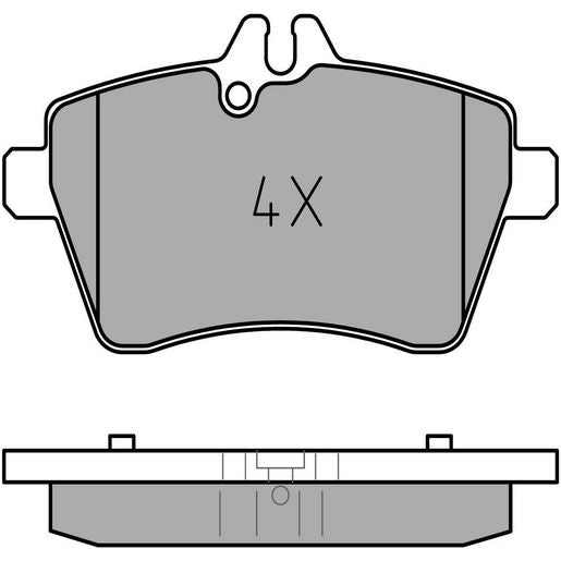 MEYLE Original Brake Pad Set Front 025 240 7719