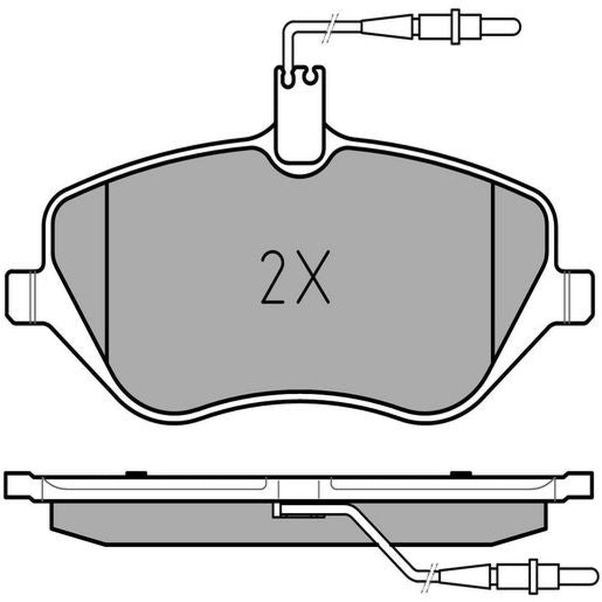 MEYLE Original Brake Pad Set Front 025 241 3317/W