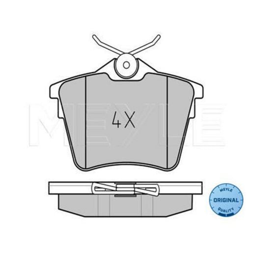 MEYLE Original Brake Pad Set Rear 025 241 3517