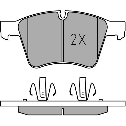 MEYLE Original Brake Pad Set Front 025 241 5120