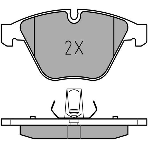 MEYLE Original Brake Pad Set Front 025 241 6120