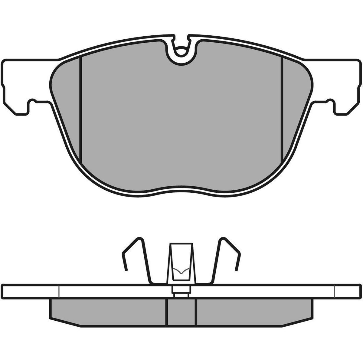 MEYLE Original Brake Pad Set Front 025 241 7019
