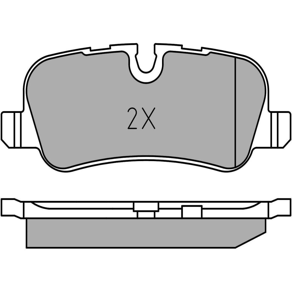 MEYLE Original Brake Pad Set Rear 025 241 9217
