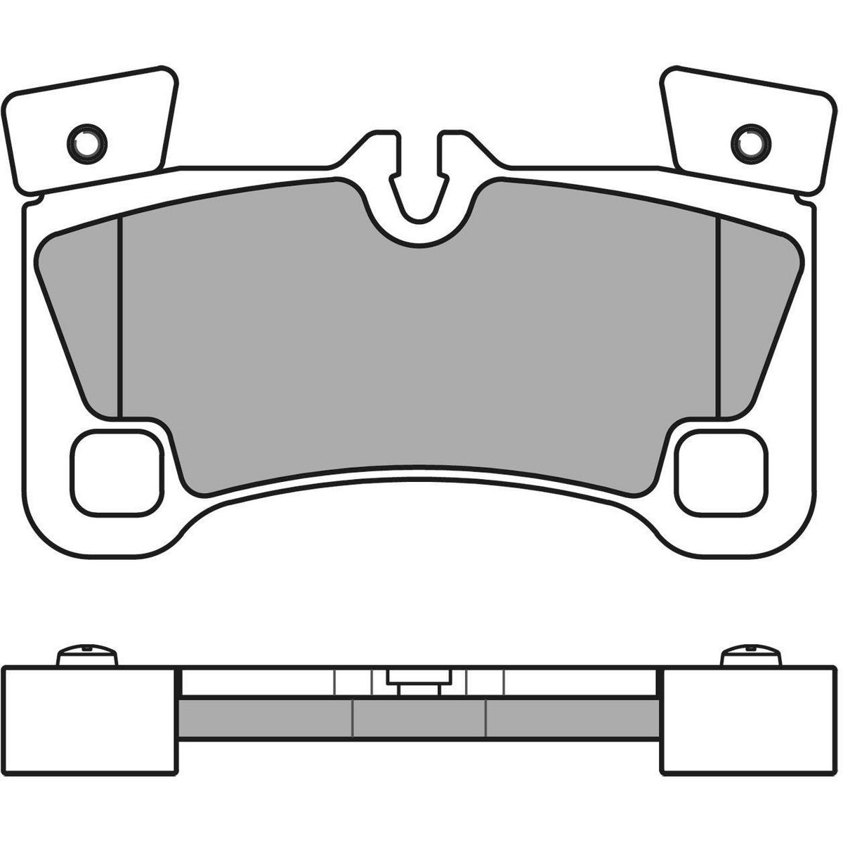 MEYLE Original Brake Pad Set Rear 025 242 9616