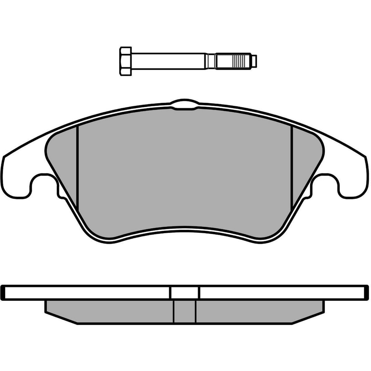 MEYLE Original Brake Pad Set Front 025 243 1019