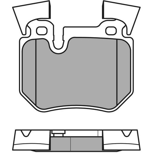 MEYLE Original Brake Pad Set Rear 025 243 1517