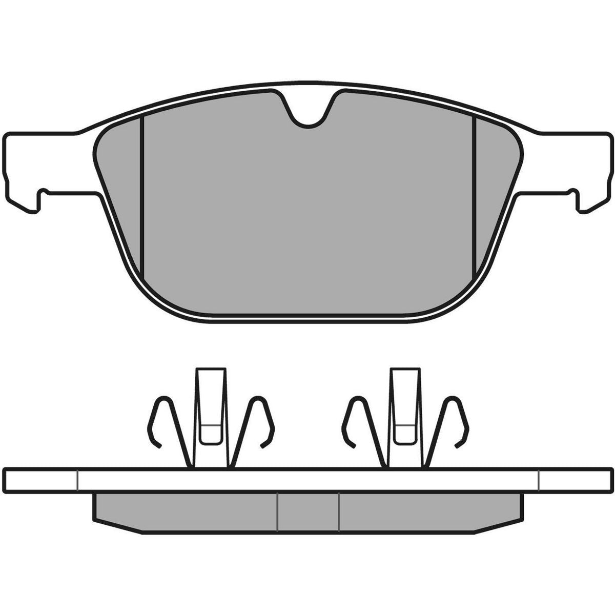 MEYLE Original Brake Pad Set Front 025 243 9920