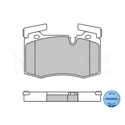 MEYLE Original Brake Pad Set Front 025 244 7814
