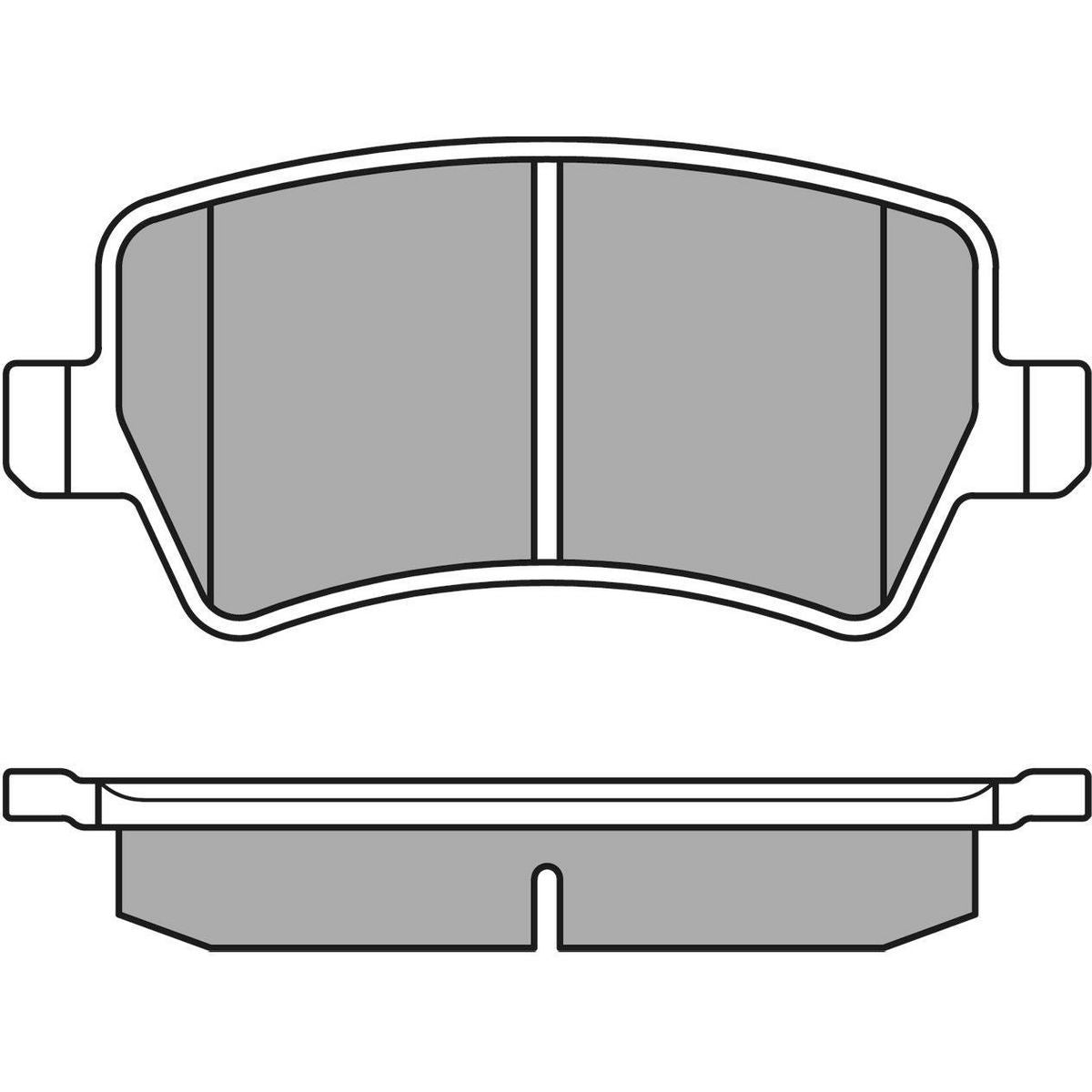 MEYLE Original Brake Pad Set Rear 025 244 9617