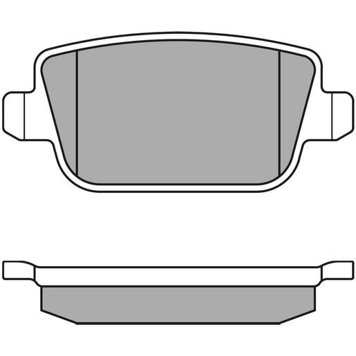 MEYLE Original Brake Pad Set Rear 025 245 3715