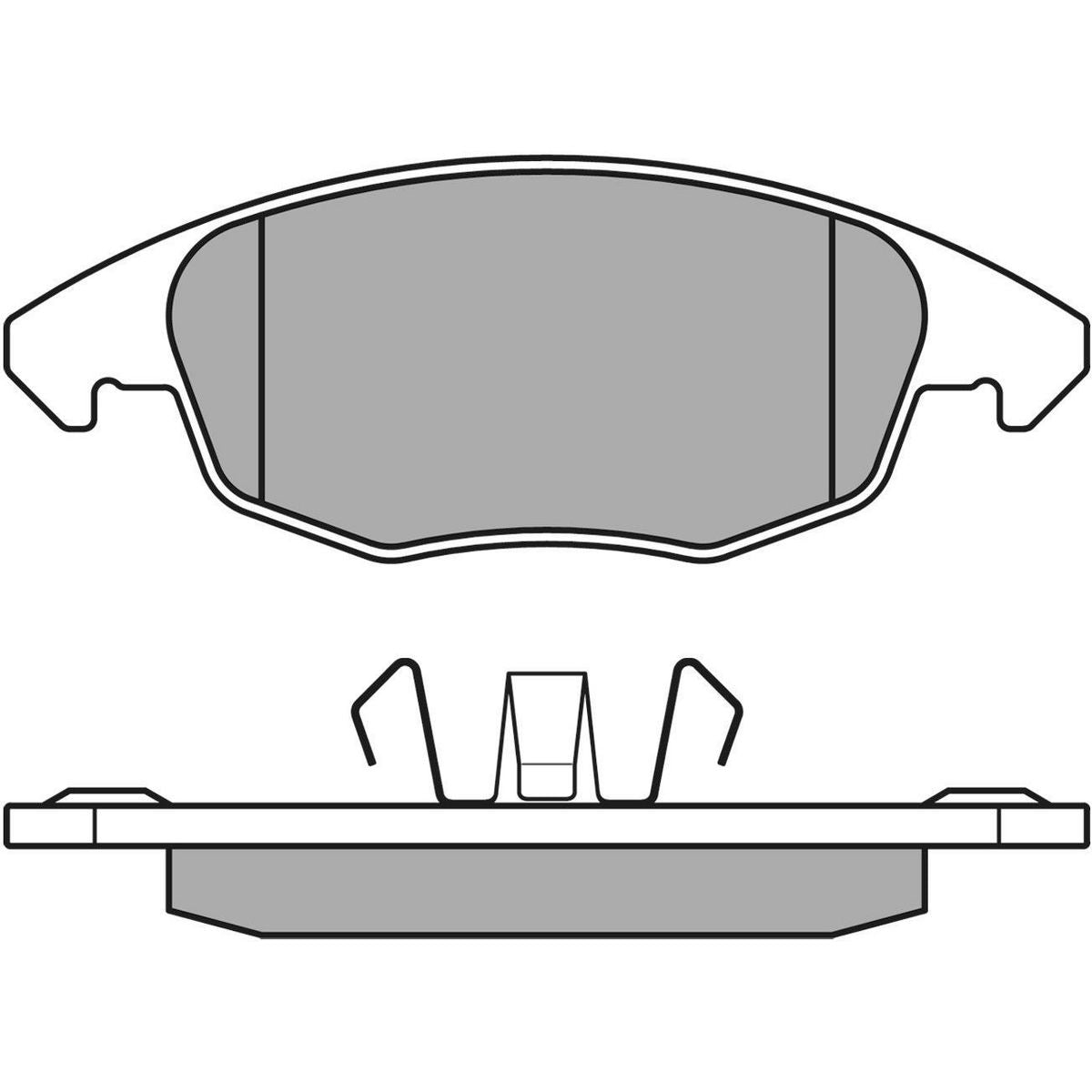 MEYLE Original Brake Pad Set Front 025 245 3818