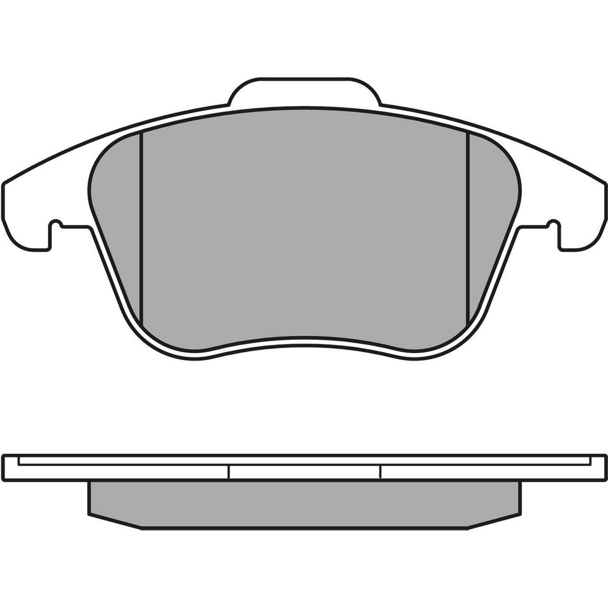 MEYLE Original Brake Pad Set Front 025 245 5719
