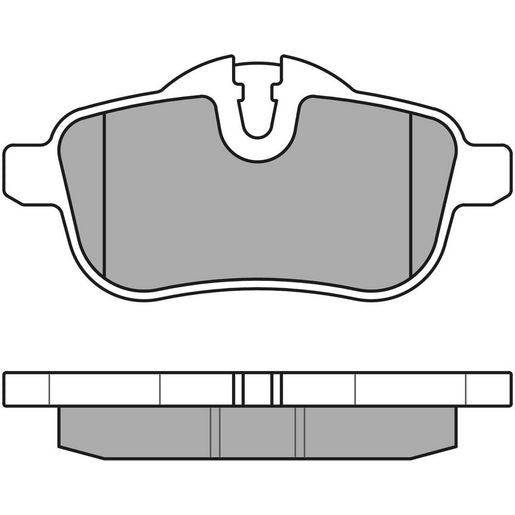 MEYLE Original Brake Pad Set Rear 025 245 5918