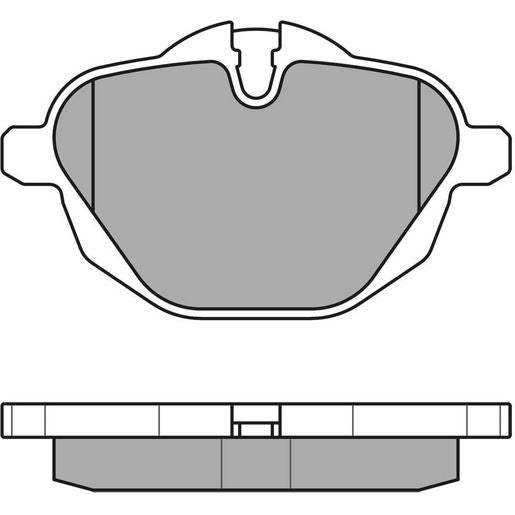 MEYLE Original Brake Pad Set Rear 025 245 6118