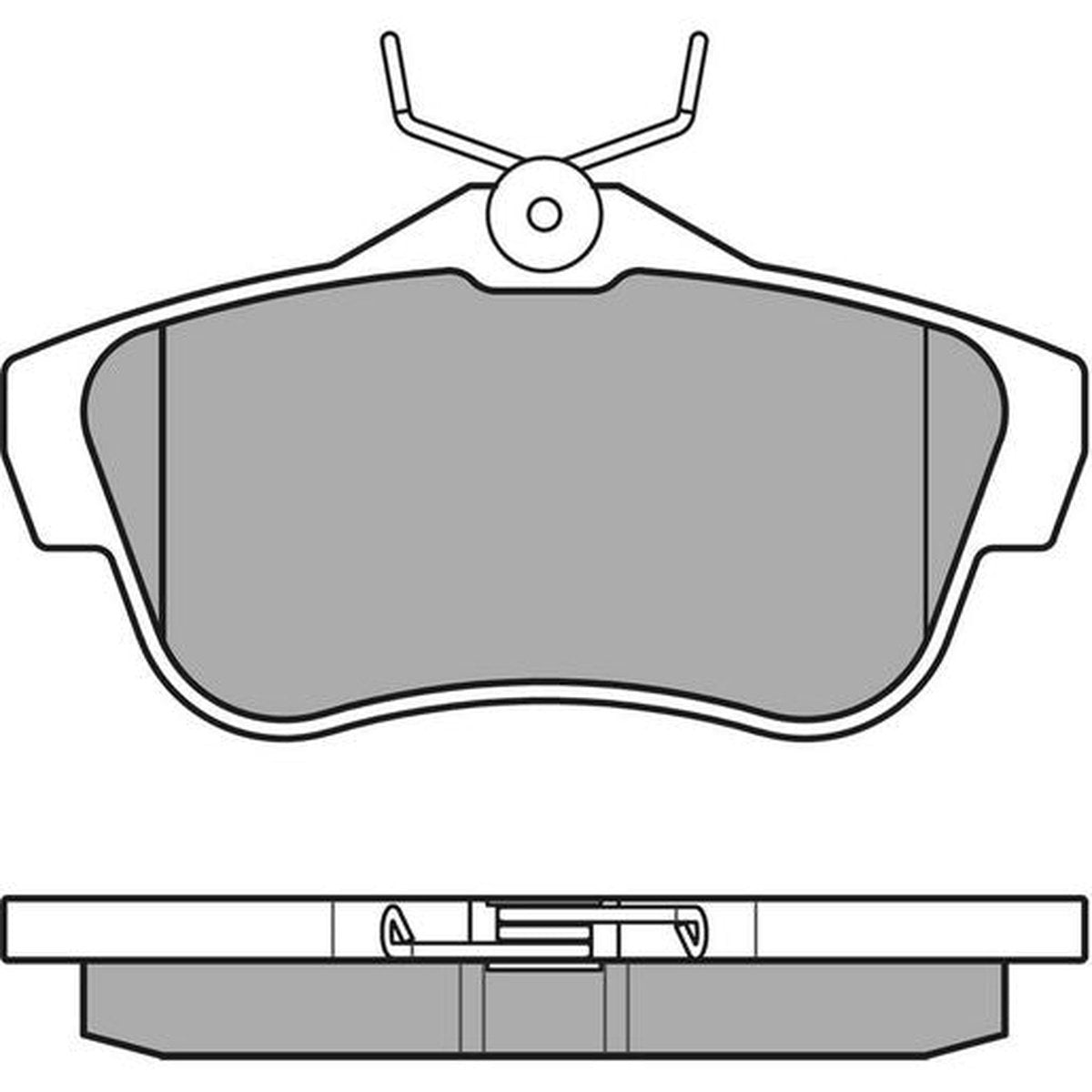 MEYLE Original Brake Pad Set Rear 025 245 7816