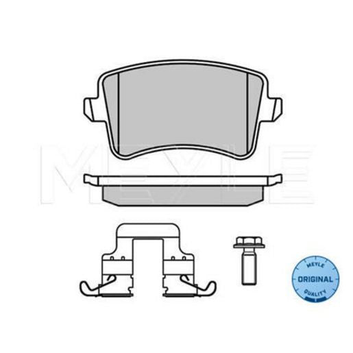 MEYLE Original Brake Pad Set Rear 025 246 0617/K1