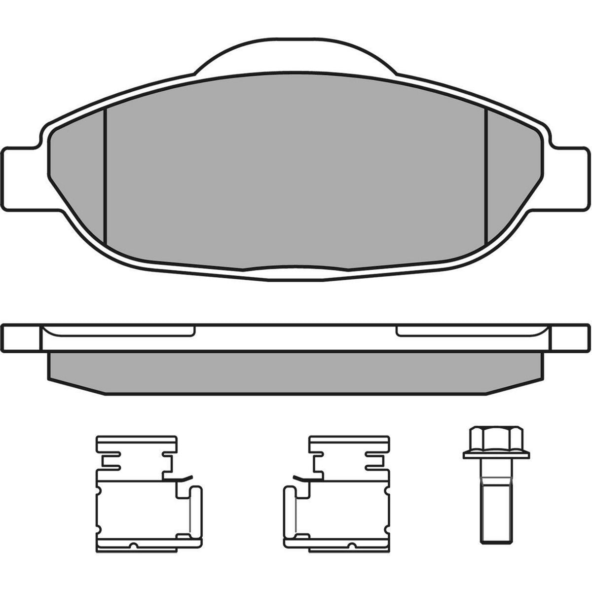MEYLE Brake Pad Set 025 246 6017/PD