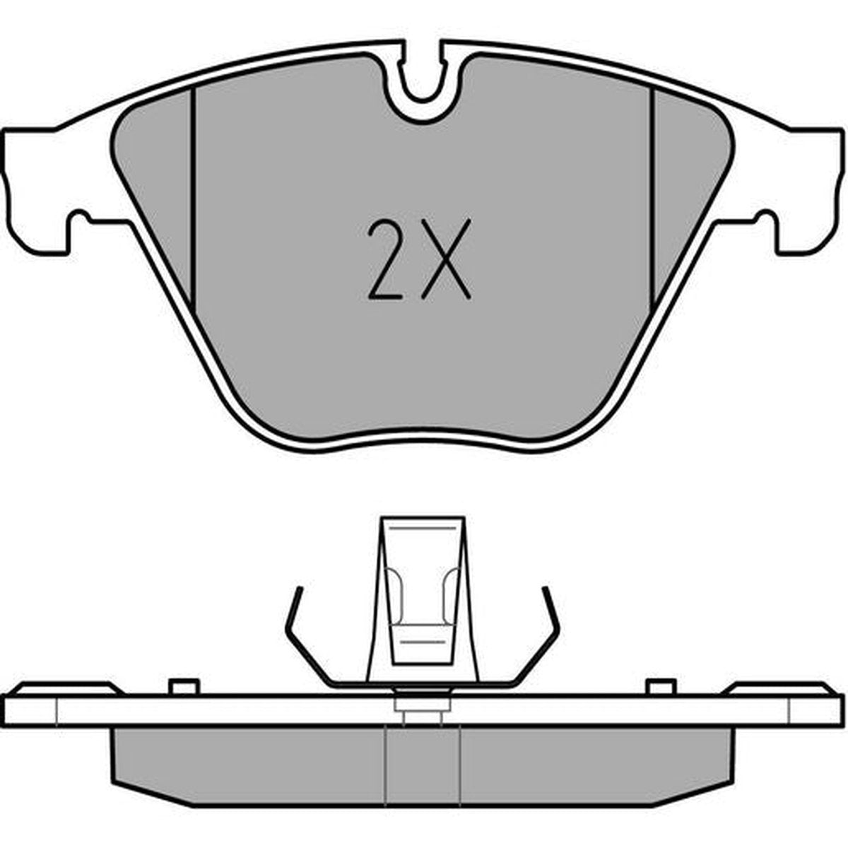 MEYLE Original Brake Pad Set Front 025 246 8820