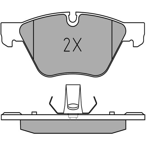 MEYLE Original Brake Pad Set Front 025 246 9719