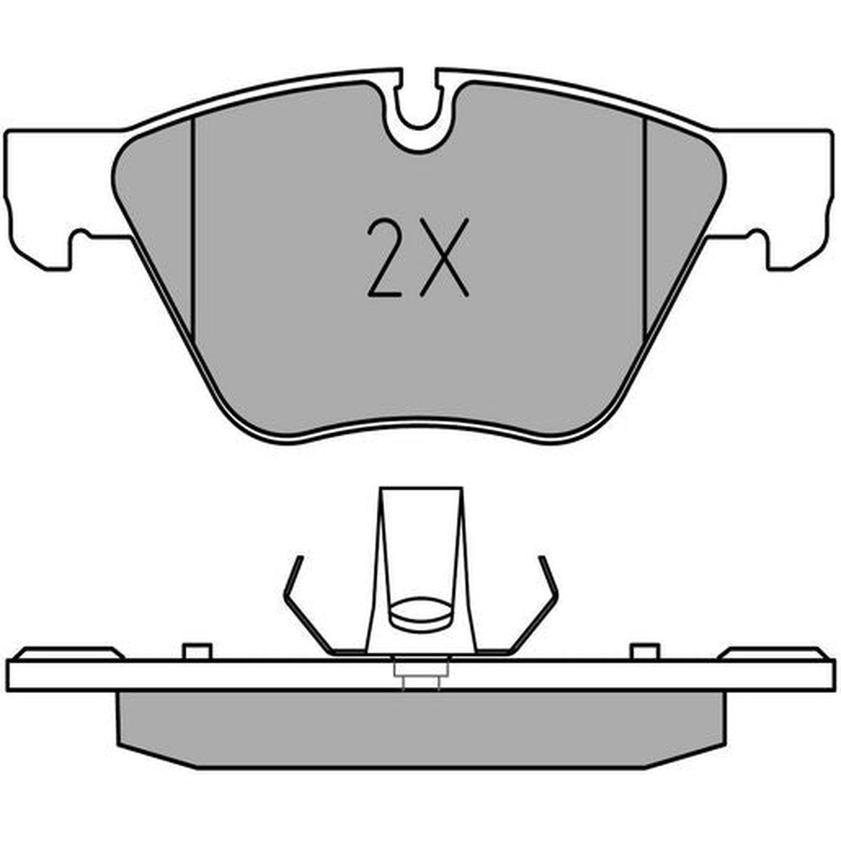 MEYLE Original Brake Pad Set Front 025 246 9719