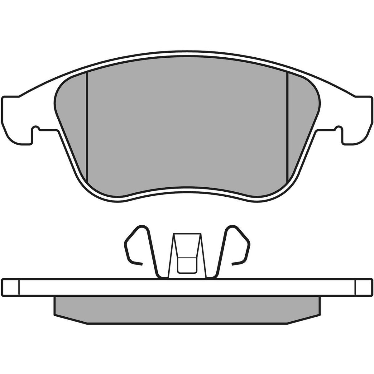 MEYLE Original Brake Pad Set Front 025 247 1018