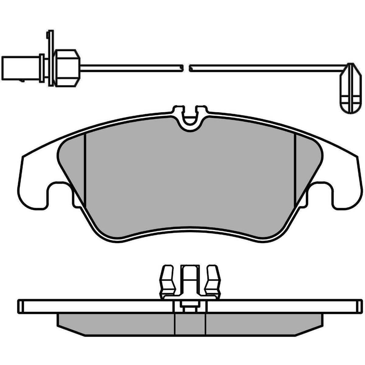 MEYLE Original Brake Pad Set Front 025 247 4319/W