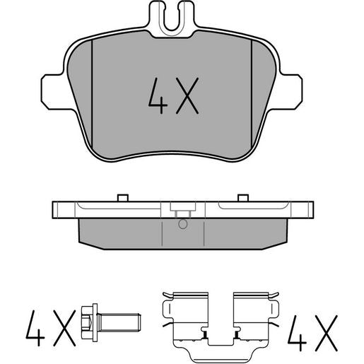 MEYLE Brake Pad Set 025 248 4818/PD
