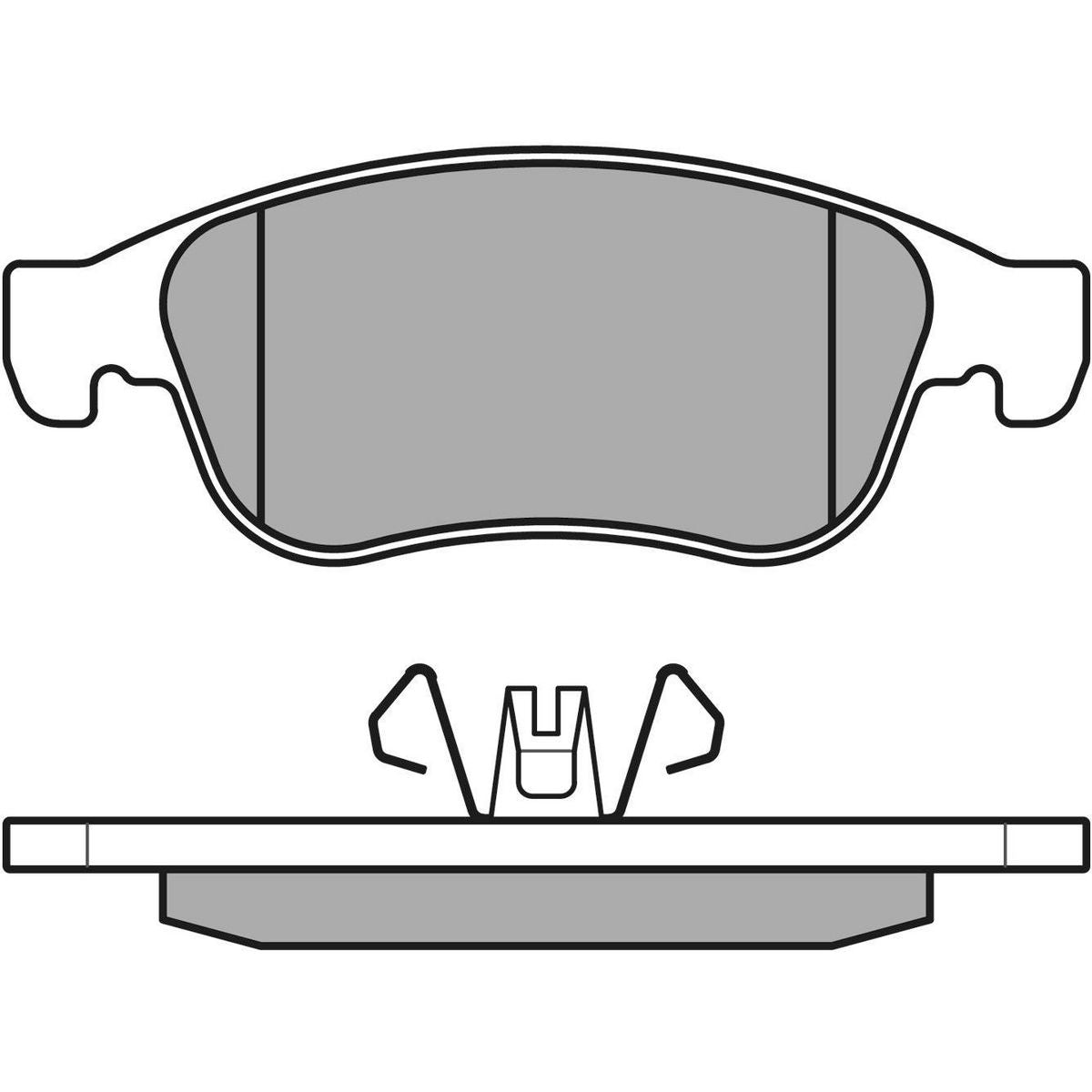 MEYLE Brake Pad Set 025 249 1418/PD