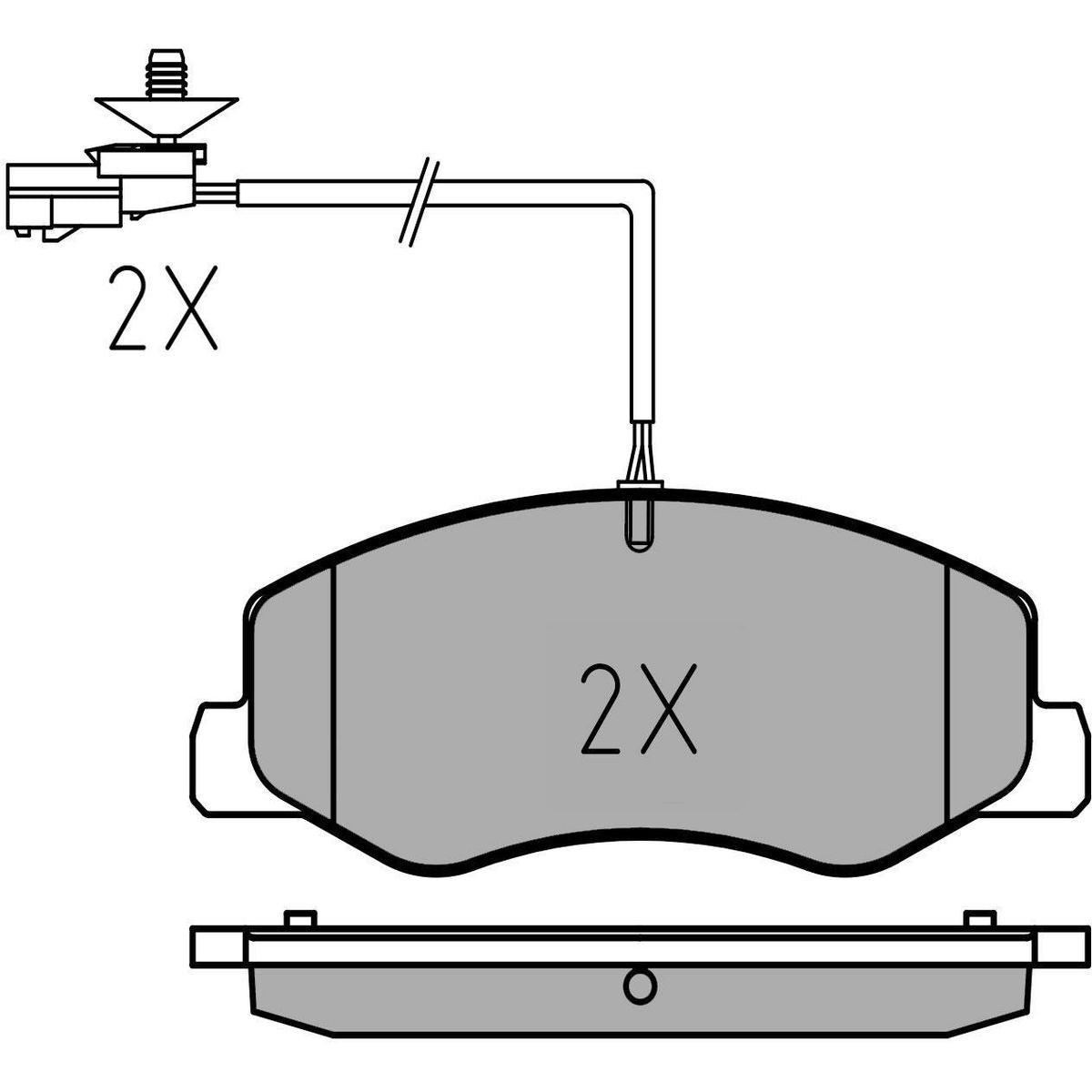 MEYLE Original Brake Pad Set Rear 025 251 7218/W