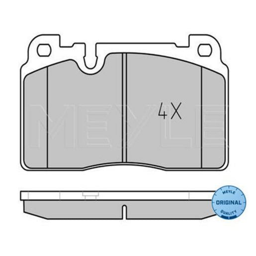 MEYLE Original Brake Pad Set Front 025 256 4316