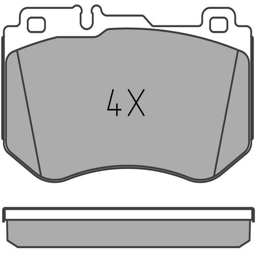 MEYLE Original Brake Pad Set Front 025 259 9719