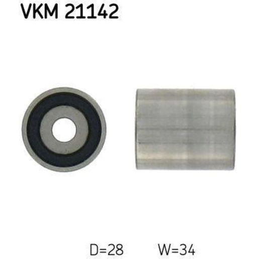 SKF Deflection Pulley VKM 21142