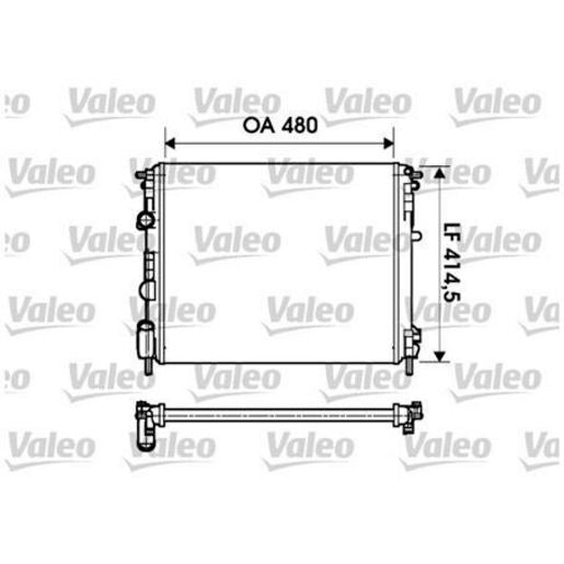 Valeo Engine Cooling Radiator 06 08 732621