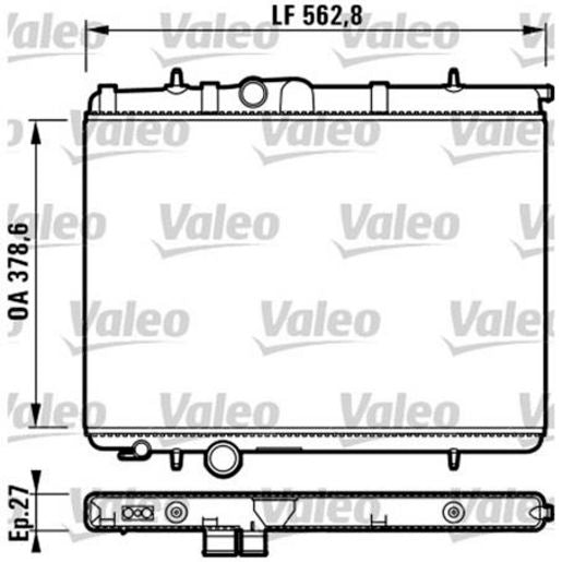 Valeo Radiator 732906