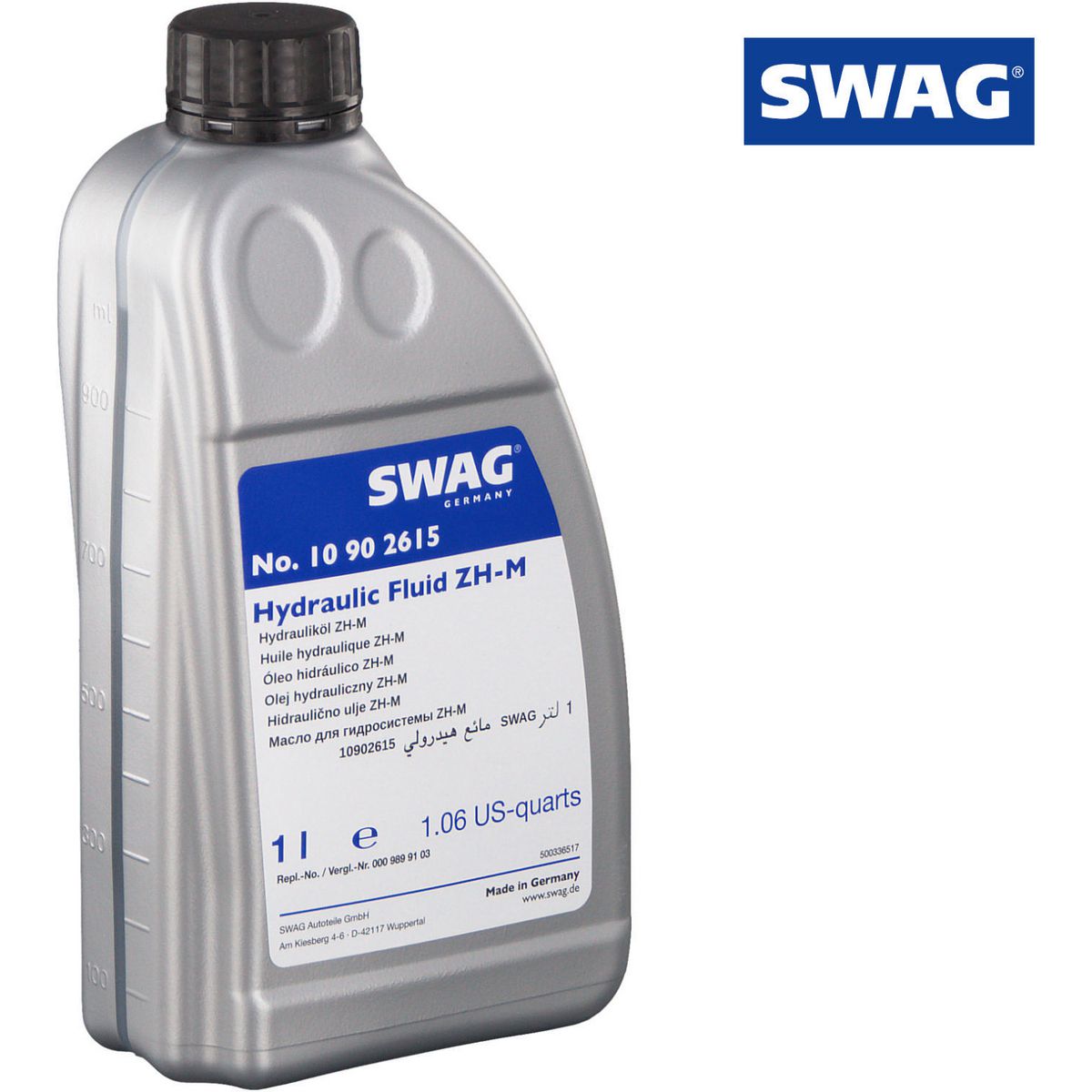SWAG ZHM Plus Hydraulic Fluid 1L 10 90 2615
