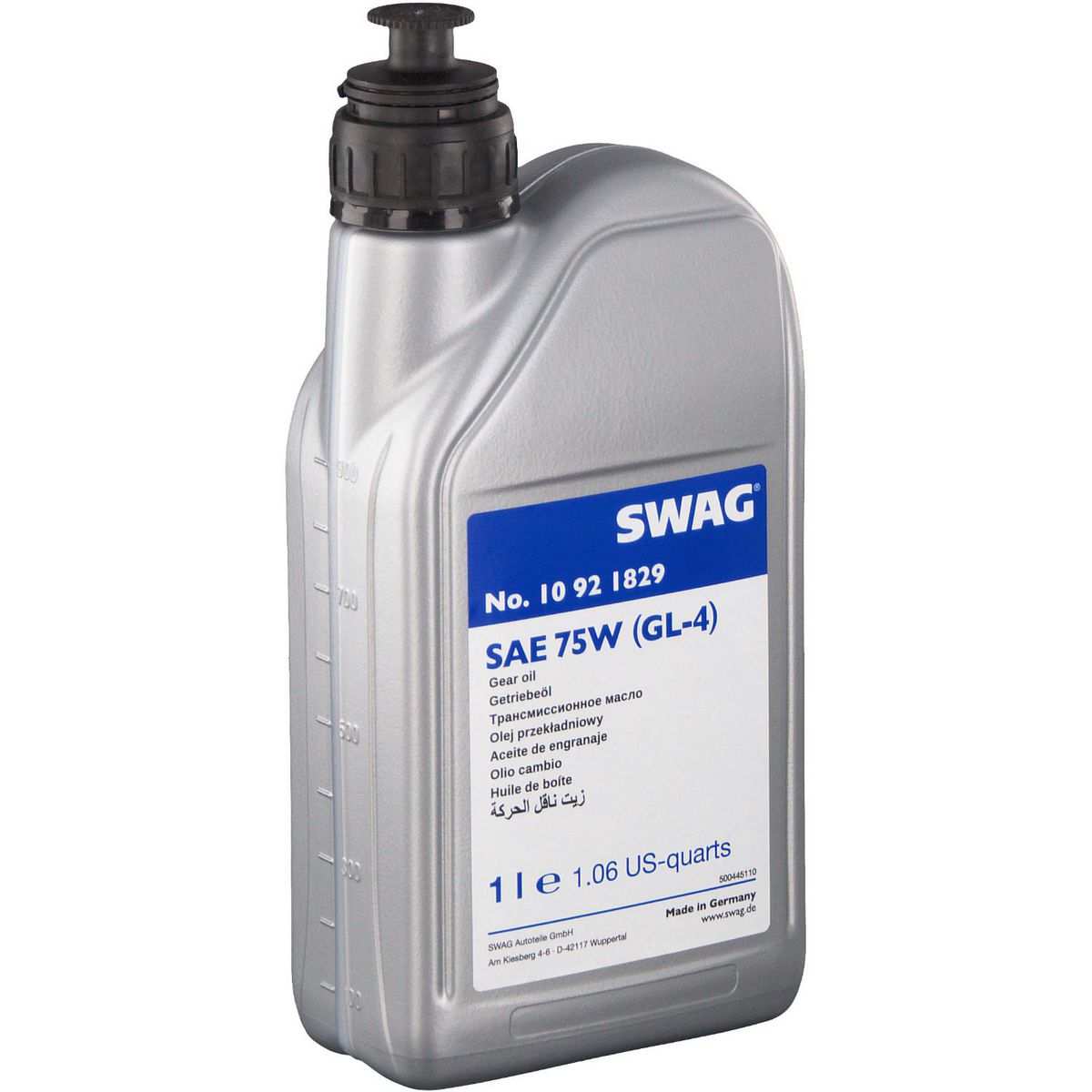 SWAG Gear Oil SAE 75W GL-4 1L 10 92 1829