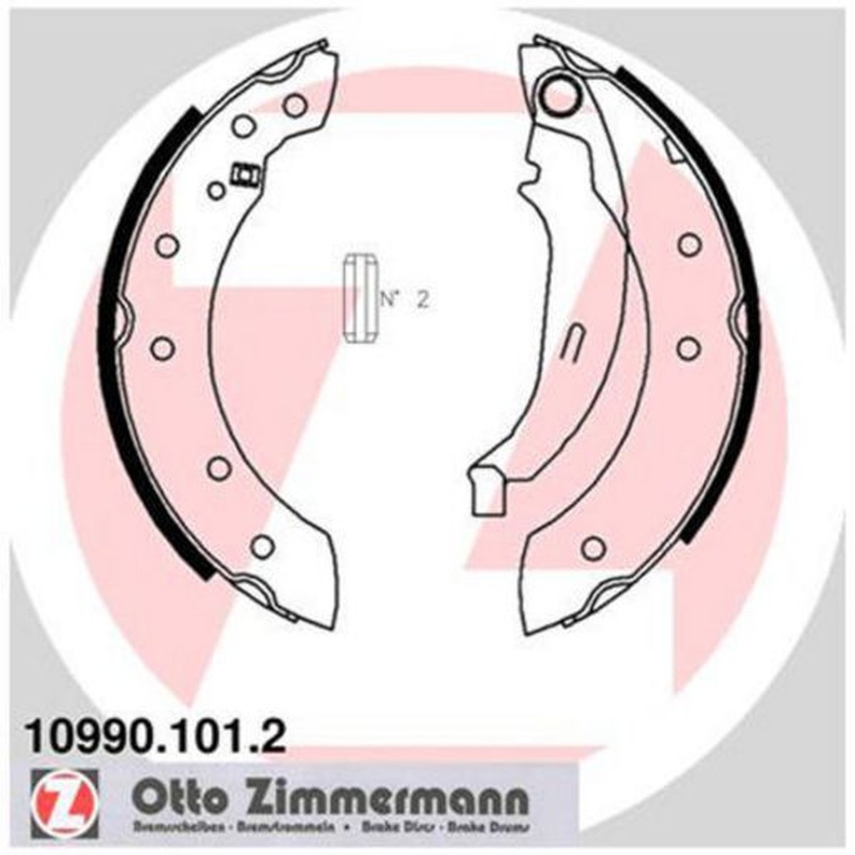 Zimmermann Brake Shoe Set 10990.101.2