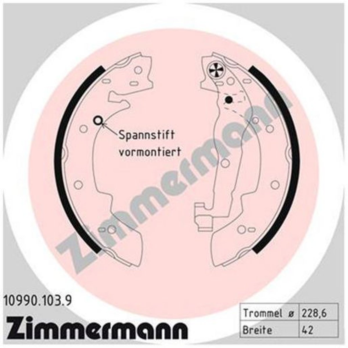 Zimmermann Brake Shoe Set 10990.103.9