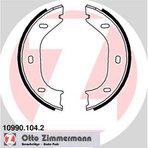 Zimmermann Park Brake Shoe Set 10990.104.2