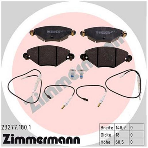 Zimmermann Brake Pad Front Set 23277.180.1