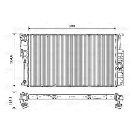 Valeo Radiator 735453