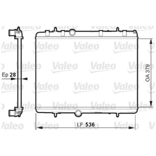 Valeo Radiator 735608