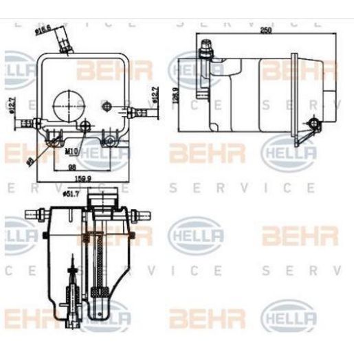 Mahle Expansion Tank OE Quality CRT125000S
