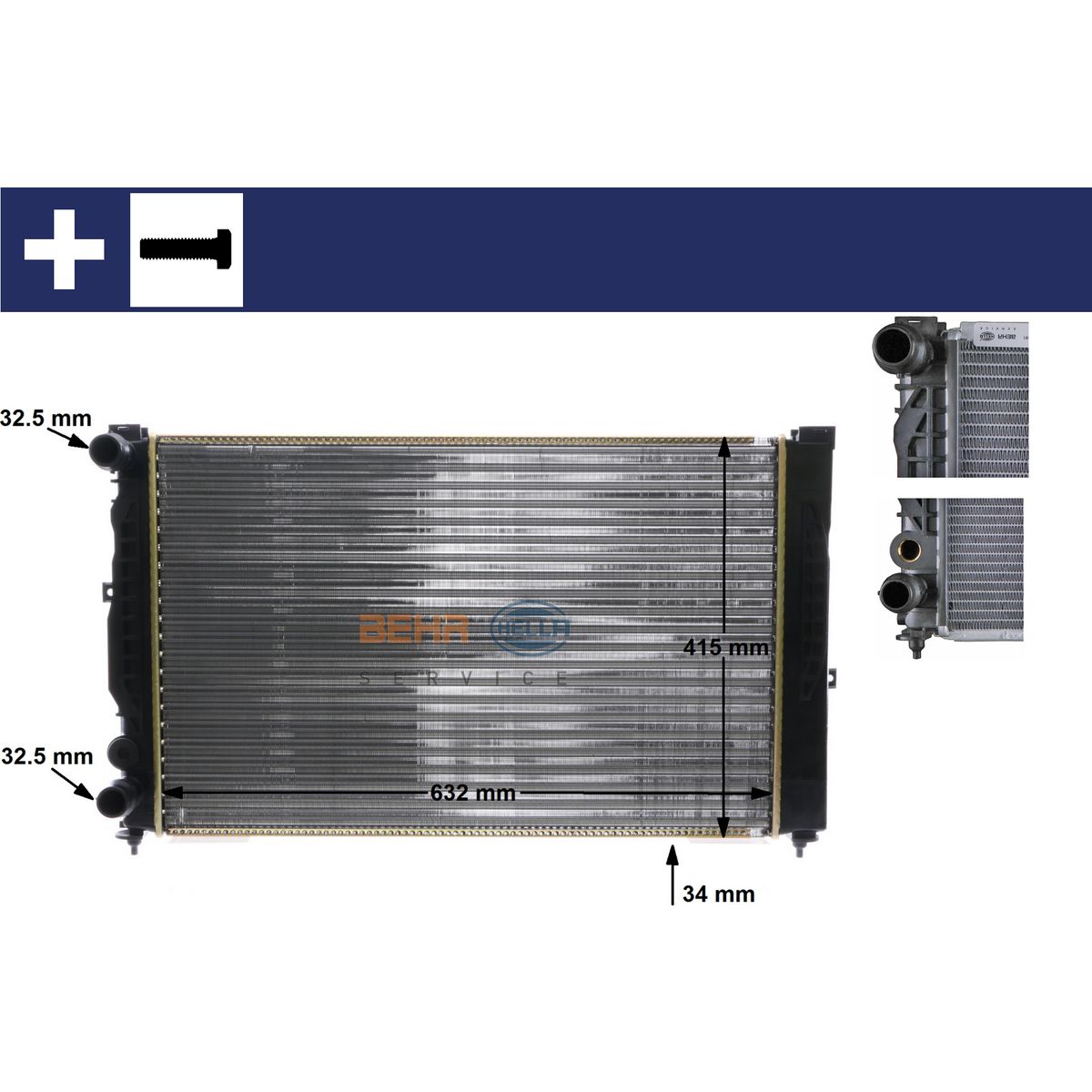 Mahle Radiator OE Quality CR647000S
