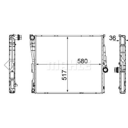 Mahle Radiator OE Quality CR1393000S
